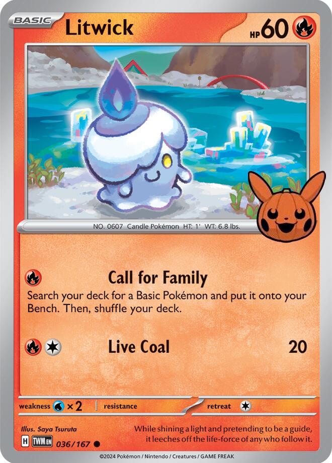 Litwick (036/167) [Trick or Trade] | Card Merchant Takapuna