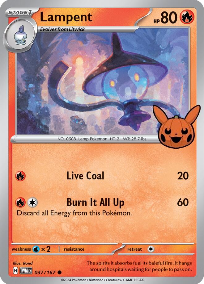 Lampent (037/167) [Trick or Trade] | Card Merchant Takapuna