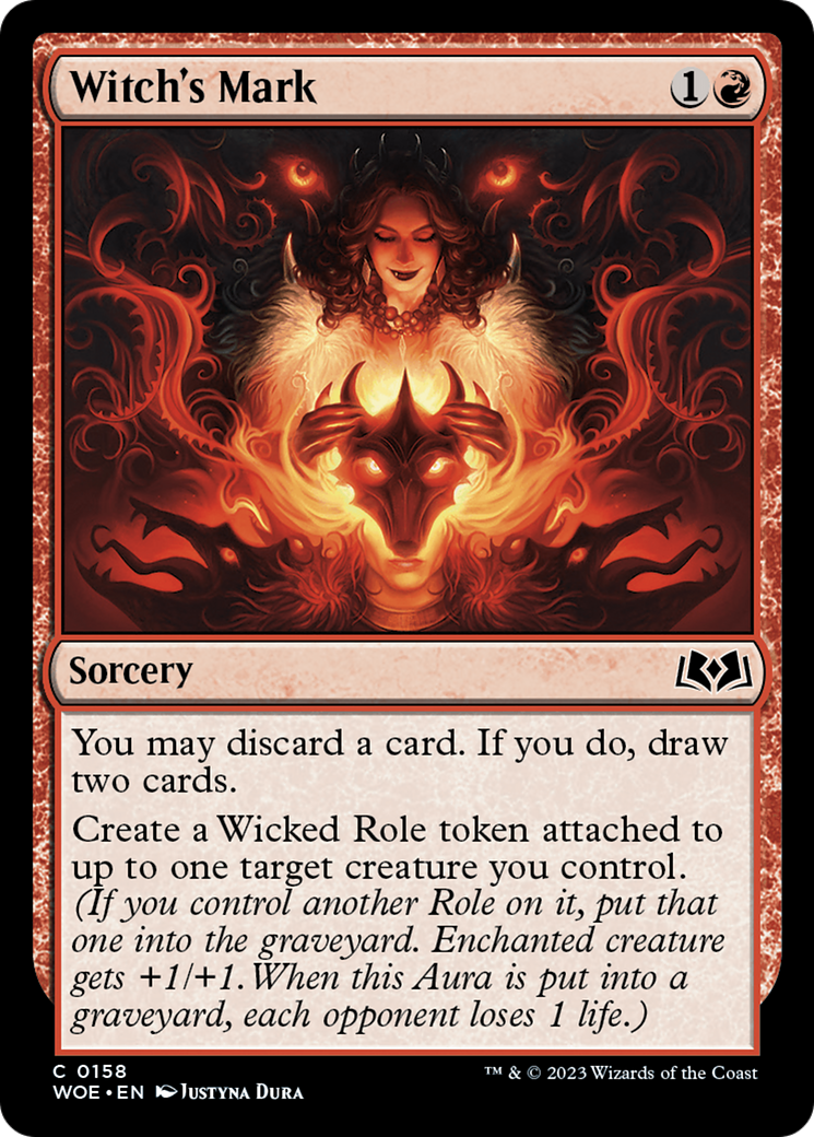 Witch's Mark [Wilds of Eldraine] | Card Merchant Takapuna