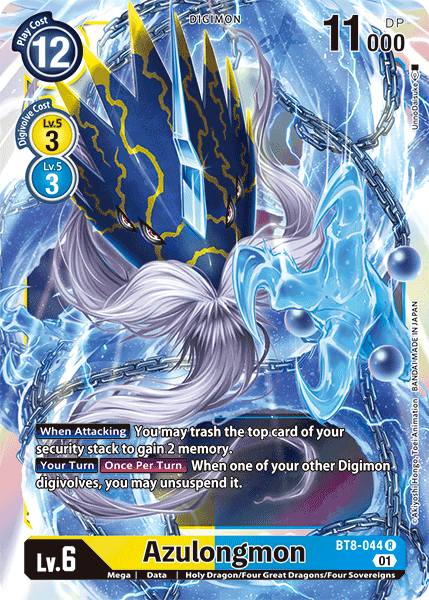 Azulongmon [BT8-044] [New Awakening] | Card Merchant Takapuna