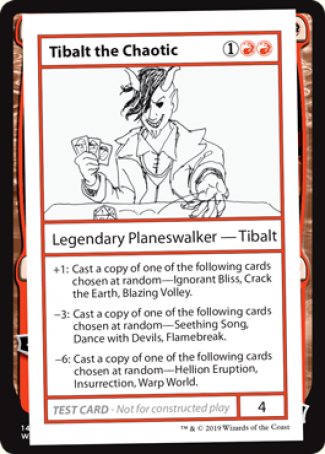 Tibalt the Chaotic (2021 Edition) [Mystery Booster Playtest Cards] | Card Merchant Takapuna