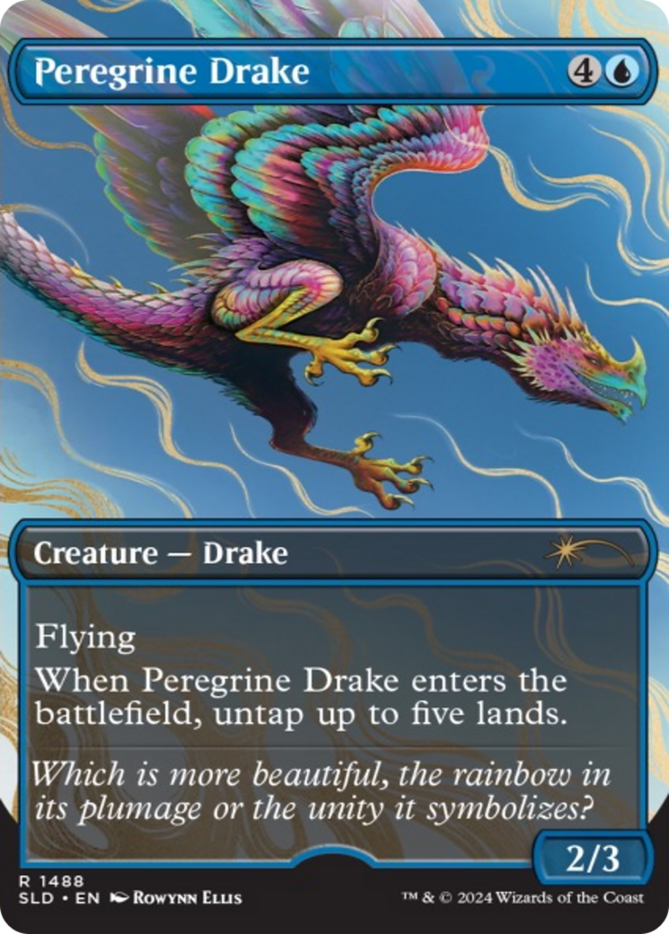 Peregrine Drake (Rainbow Foil) [Secret Lair Drop Series] | Card Merchant Takapuna