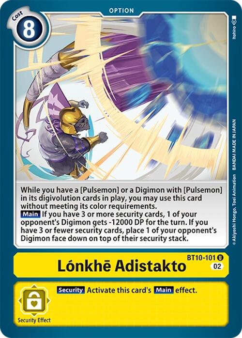 Lonkhe Adistakto [BT10-101] [Xros Encounter] | Card Merchant Takapuna