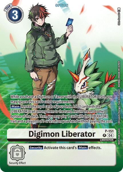 Digimon Liberator [P-151] - P-151 (Legend Pack 2024) [Promotional Cards] | Card Merchant Takapuna