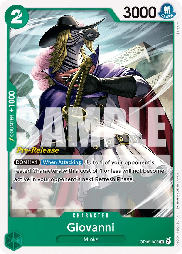 Giovanni [Two Legends Pre-Release Cards] | Card Merchant Takapuna