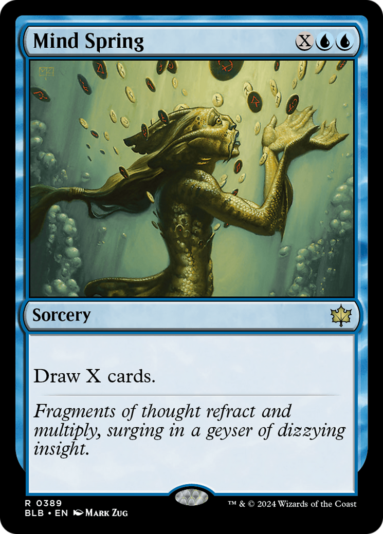 Mind Spring [Bloomburrow] | Card Merchant Takapuna