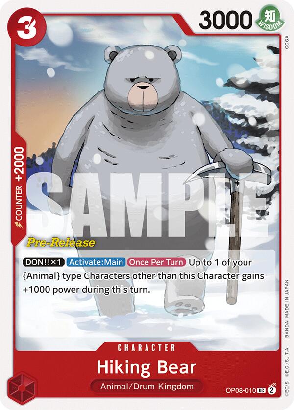 Hiking Bear [Two Legends Pre-Release Cards] | Card Merchant Takapuna