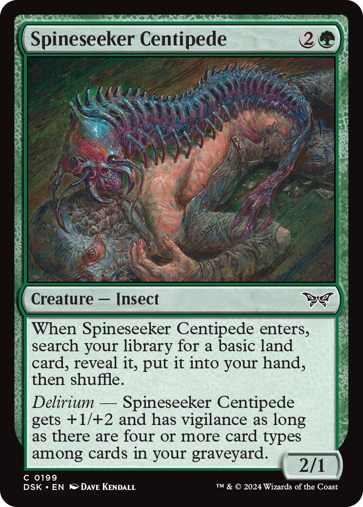 Spineseeker Centipede [Duskmourn: House of Horror] | Card Merchant Takapuna