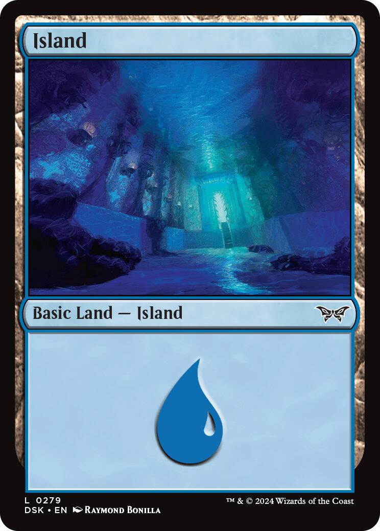 Island (0279) [Duskmourn: House of Horror] | Card Merchant Takapuna