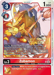 Zubamon [P-097] - P-097 (2024 Regionals Participant) [Promotional Cards] | Card Merchant Takapuna