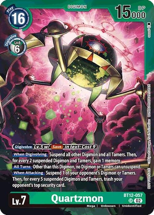 Quartzmon [BT12-057] (Event Pack 7) [Across Time] | Card Merchant Takapuna