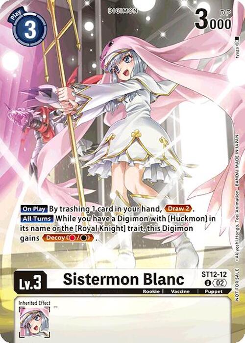 Sistermon Blanc [ST12-12] (Event Pack 7) [Starter Deck: Jesmon] | Card Merchant Takapuna