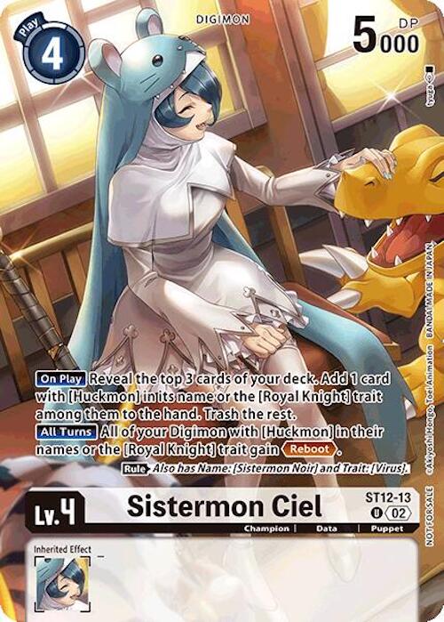 Sistermon Ciel [ST12-13] (Event Pack 7) [Starter Deck: Jesmon] | Card Merchant Takapuna