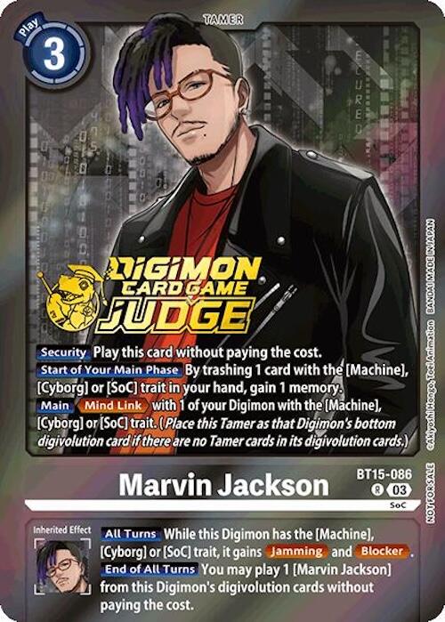 Marvin Jackson [BT15-086] (Judge Pack 6) [Exceed Apocalypse] | Card Merchant Takapuna