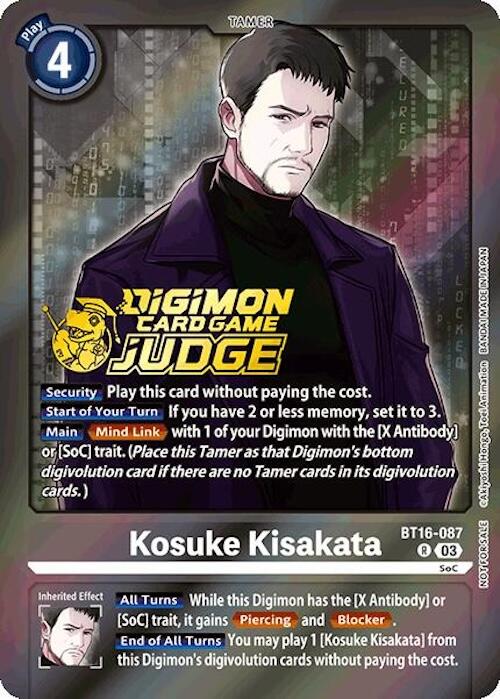 Kosuke Kisakata [BT16-087] (Judge Pack 6) [Beginning Observer] | Card Merchant Takapuna