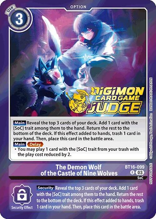 The Demon Wolf of the Castle of Nine Wolves [BT16-099] (Judge Pack 6) [Beginning Observer] | Card Merchant Takapuna