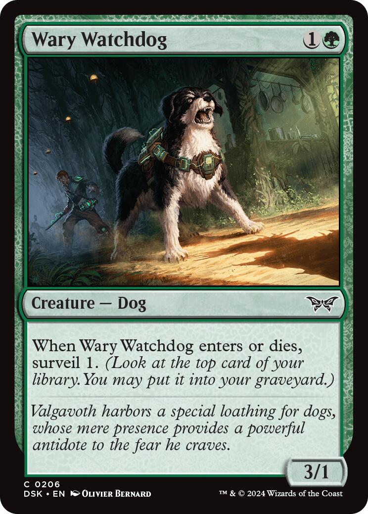 Wary Watchdog [Duskmourn: House of Horror] | Card Merchant Takapuna