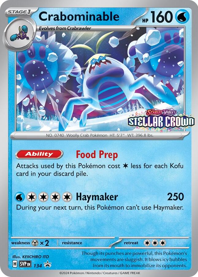 Crabominable (SVP134) [Scarlet & Violet: Black Star Promos] | Card Merchant Takapuna