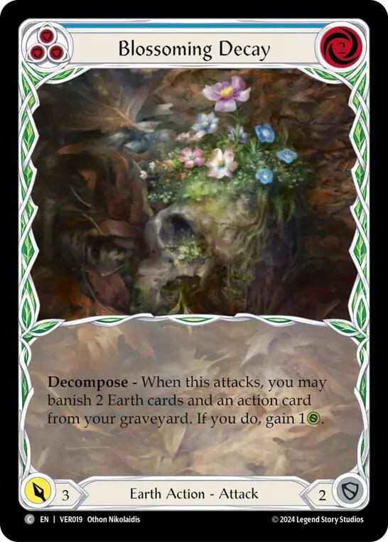 Blossoming Decay (Blue) [VER019] (Rosetta Verdance Blitz Deck) | Card Merchant Takapuna