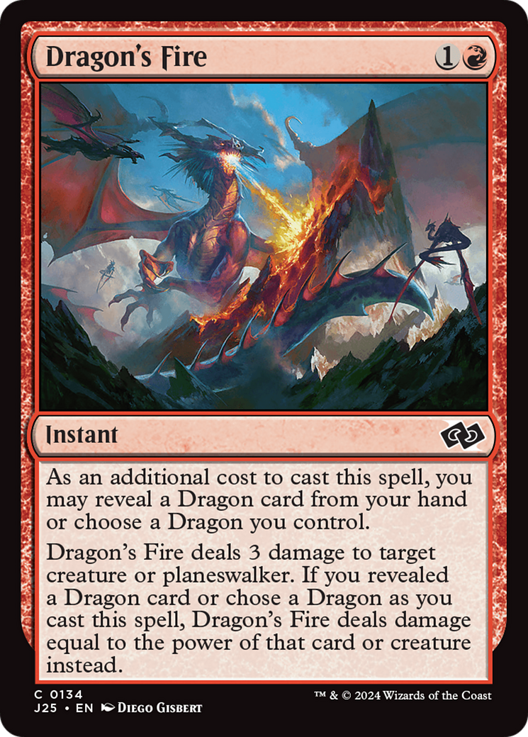 Dragon's Fire [Foundations Jumpstart] | Card Merchant Takapuna