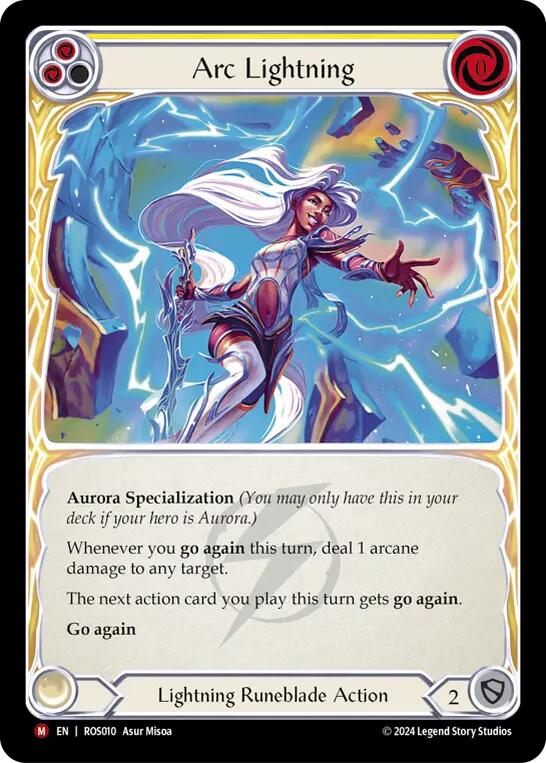 Arc Lightning [ROS010] (Rosetta)  Rainbow Foil | Card Merchant Takapuna