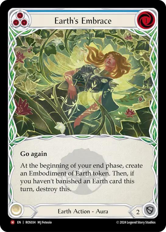 Earth's Embrace [ROS034] (Rosetta)  Rainbow Foil | Card Merchant Takapuna