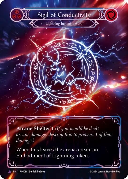 Sigil of Conductivity (Marvel) [ROS088] (Rosetta)  Cold Foil | Card Merchant Takapuna