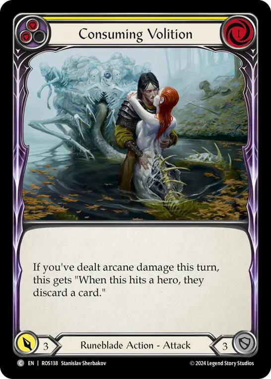 Consuming Volition (Yellow) [ROS138] (Rosetta) | Card Merchant Takapuna