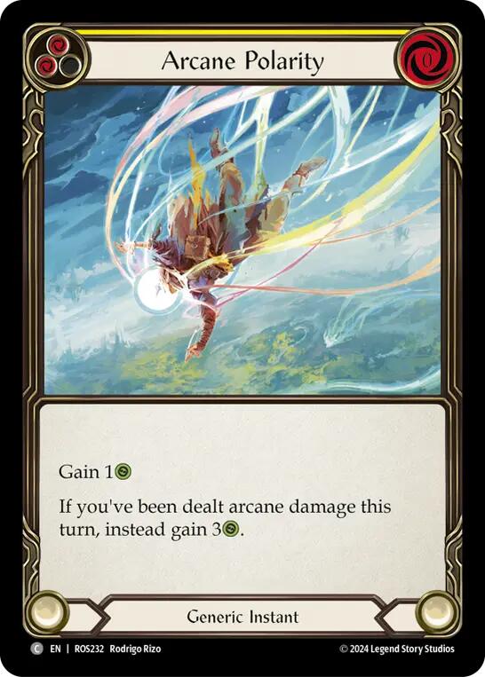 Arcane Polarity (Yellow) [ROS232] (Rosetta) | Card Merchant Takapuna