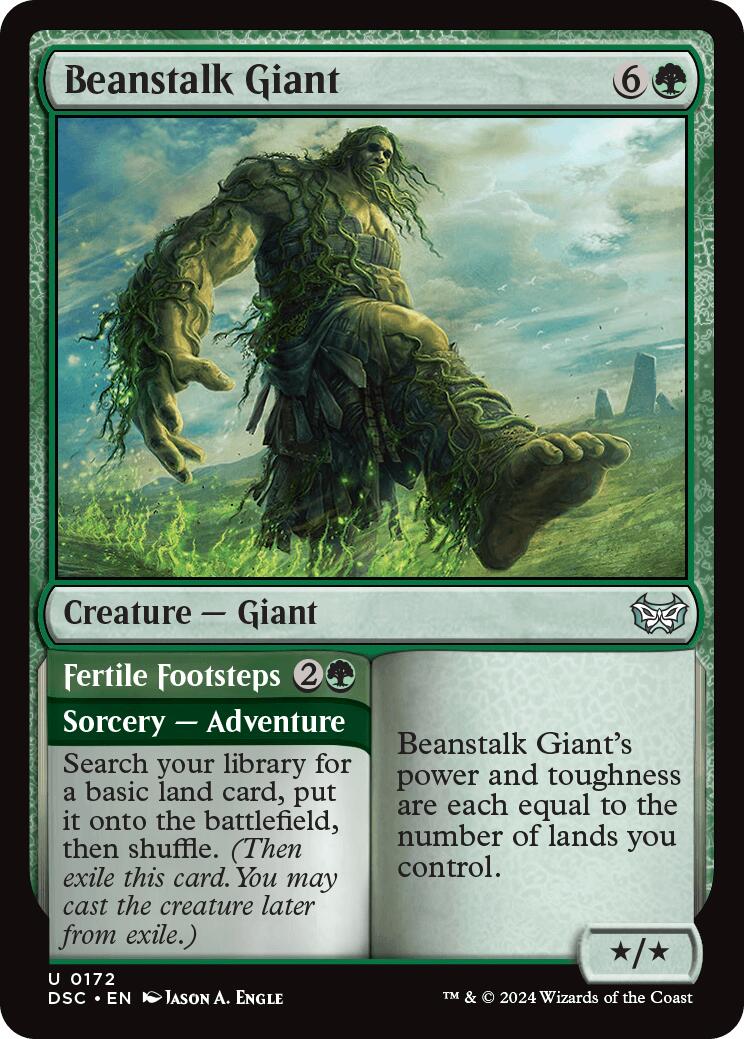 Beanstalk Giant [Duskmourn: House of Horror Commander] | Card Merchant Takapuna