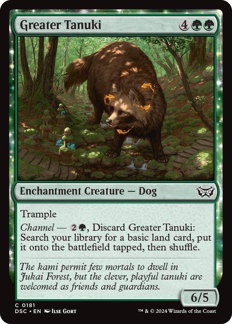 Greater Tanuki [Duskmourn: House of Horror Commander] | Card Merchant Takapuna