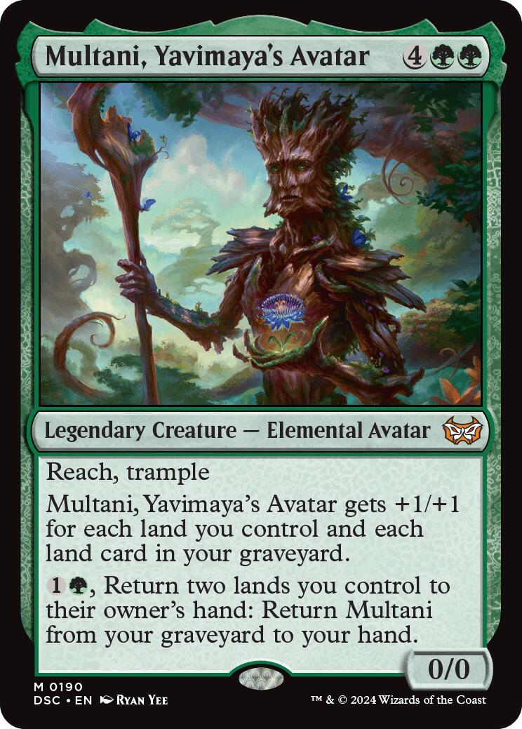 Multani, Yavimaya's Avatar [Duskmourn: House of Horror Commander] | Card Merchant Takapuna