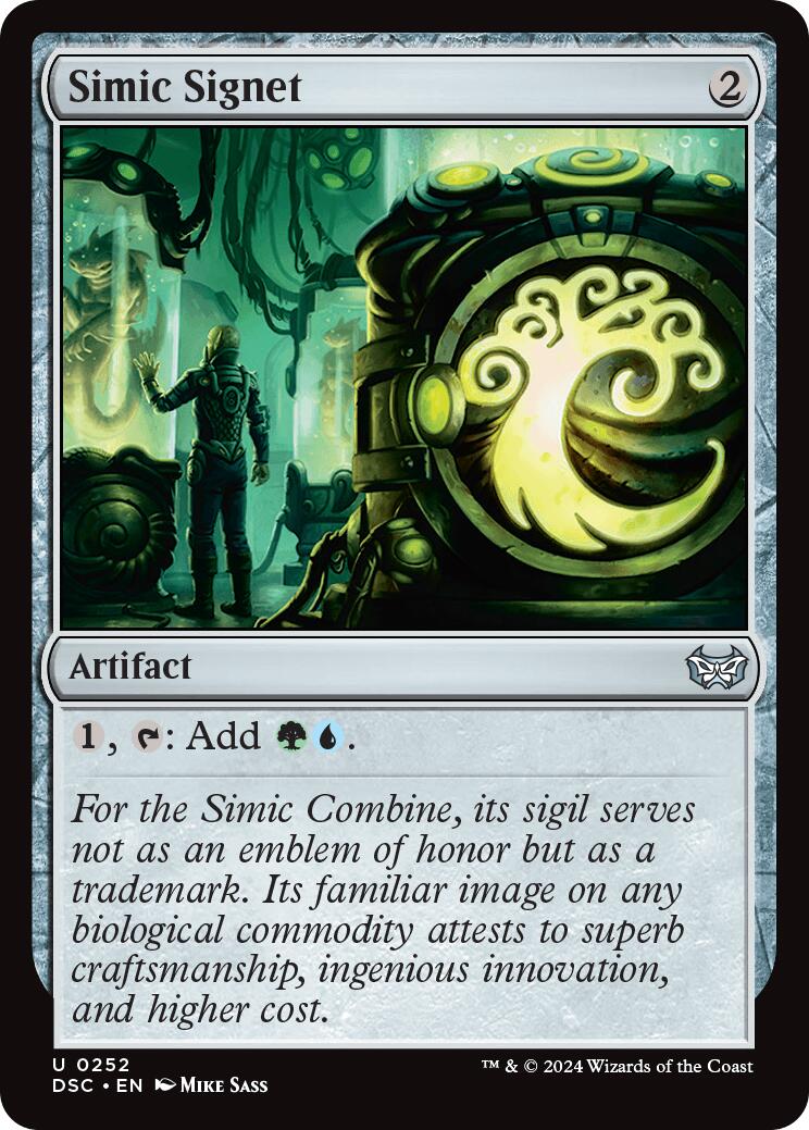 Simic Signet [Duskmourn: House of Horror Commander] | Card Merchant Takapuna