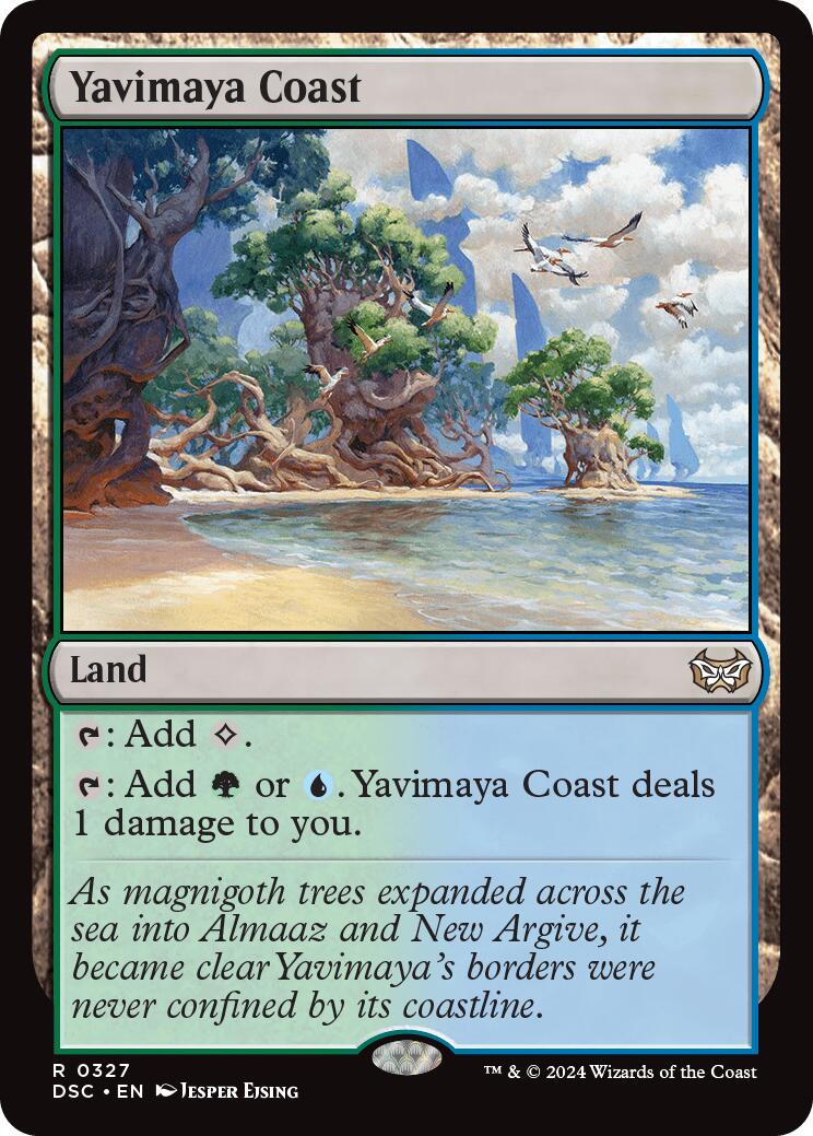 Yavimaya Coast [Duskmourn: House of Horror Commander] | Card Merchant Takapuna