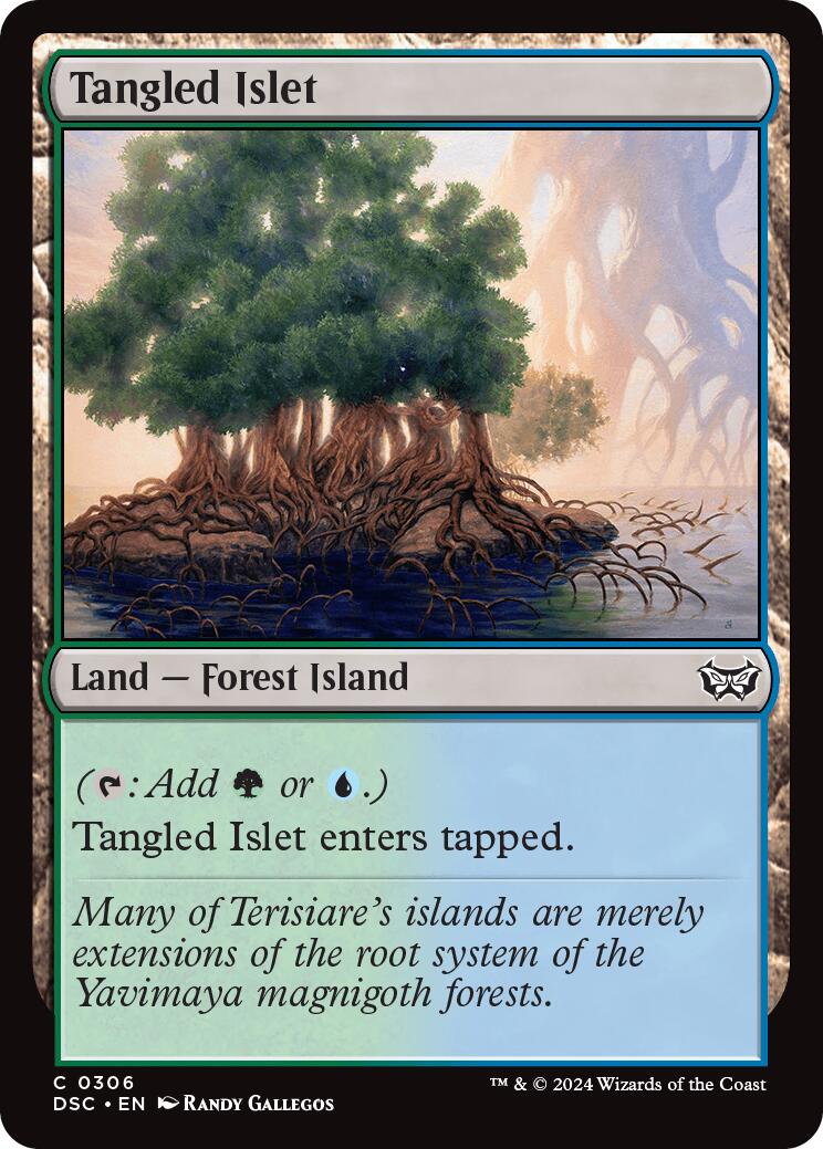 Tangled Islet [Duskmourn: House of Horror Commander] | Card Merchant Takapuna