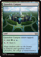 Quandrix Campus [Duskmourn: House of Horror Commander] | Card Merchant Takapuna