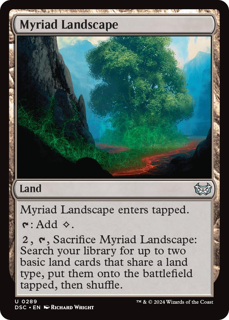 Myriad Landscape [Duskmourn: House of Horror Commander] | Card Merchant Takapuna