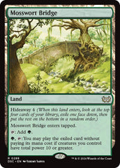 Mosswort Bridge [Duskmourn: House of Horror Commander] | Card Merchant Takapuna