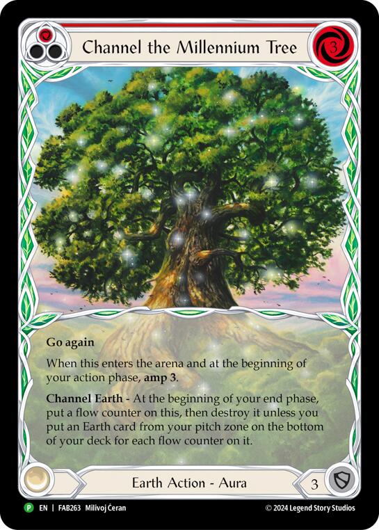 Channel the Millennium Tree [FAB263] (Promo)  Cold Foil | Card Merchant Takapuna