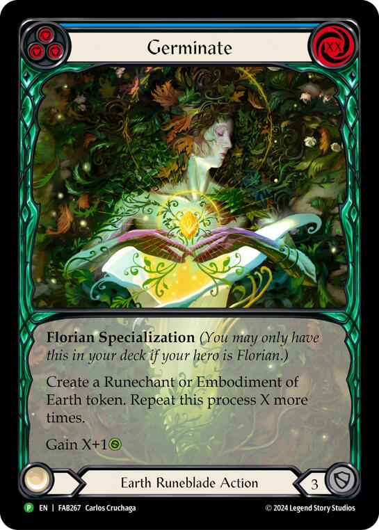 Germinate (Extended Art) [FAB267] (Promo)  Rainbow Foil | Card Merchant Takapuna