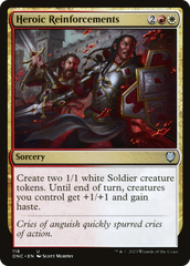 Heroic Reinforcements [Phyrexia: All Will Be One Commander] | Card Merchant Takapuna