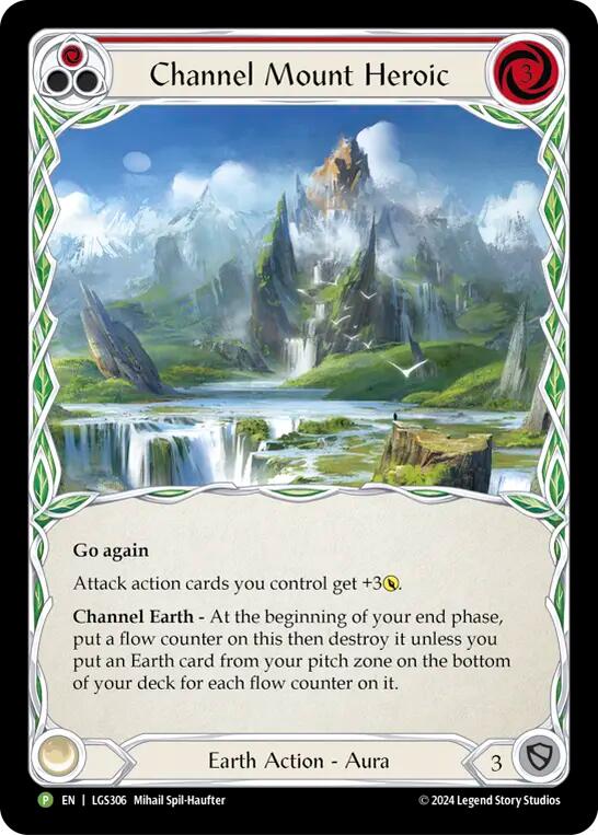 Channel Mount Heroic [LGS306] (Promo)  Cold Foil | Card Merchant Takapuna