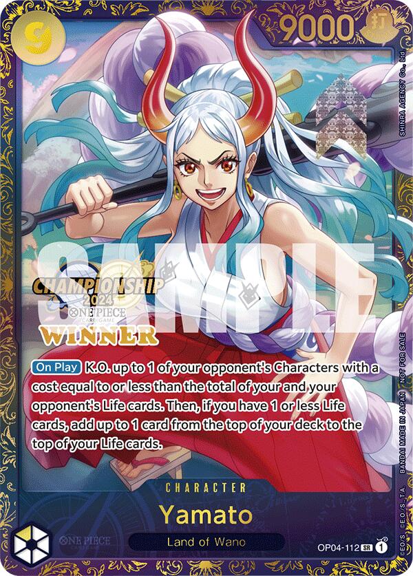 Yamato (Championship 2024 Finals Winner) [One Piece Promotion Cards] | Card Merchant Takapuna