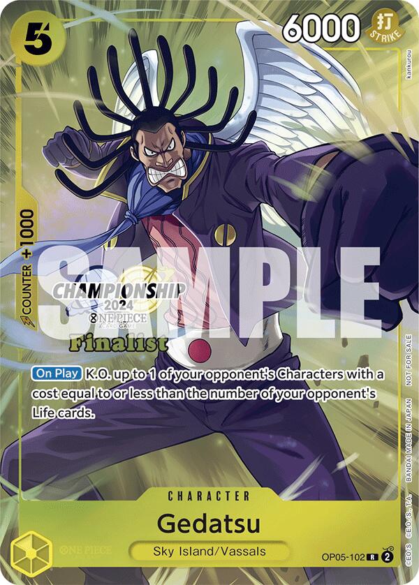 Gedatsu (Championship 2024 Finalist Card Set) [One Piece Promotion Cards] | Card Merchant Takapuna