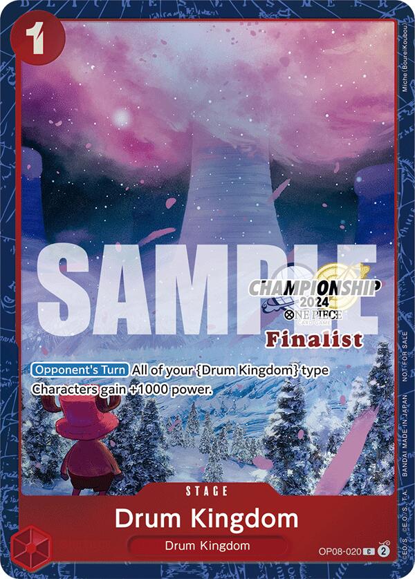 Drum Kingdom (Championship 2024 Finalist Card Set) [One Piece Promotion Cards] | Card Merchant Takapuna