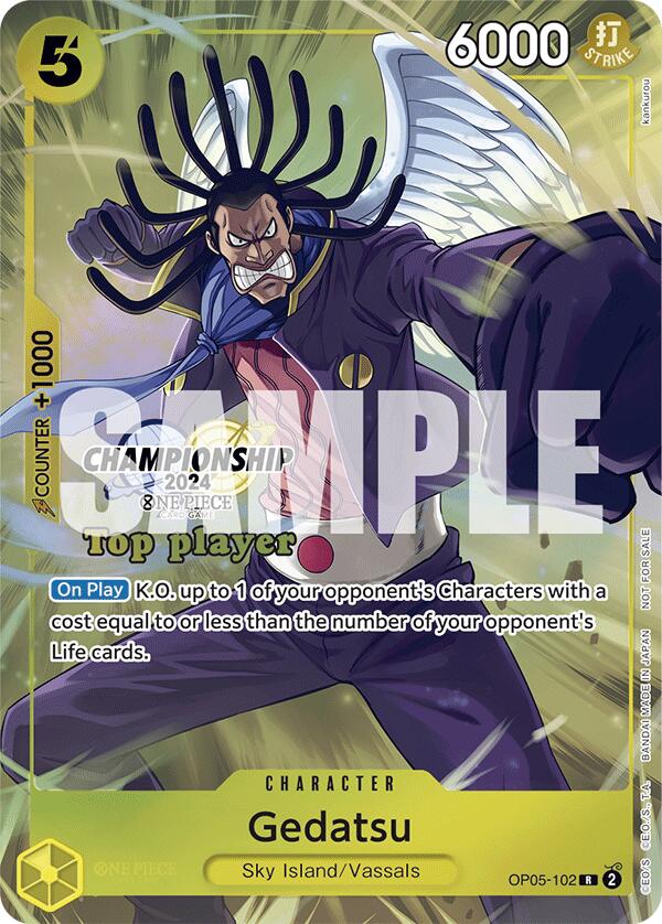 Gedatsu (Championship 2024 Top Player Pack) [One Piece Promotion Cards] | Card Merchant Takapuna