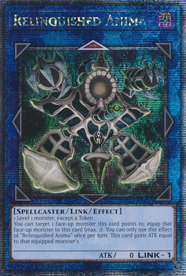 Relinquished Anima [MP24-EN007] Quarter Century Secret Rare | Card Merchant Takapuna