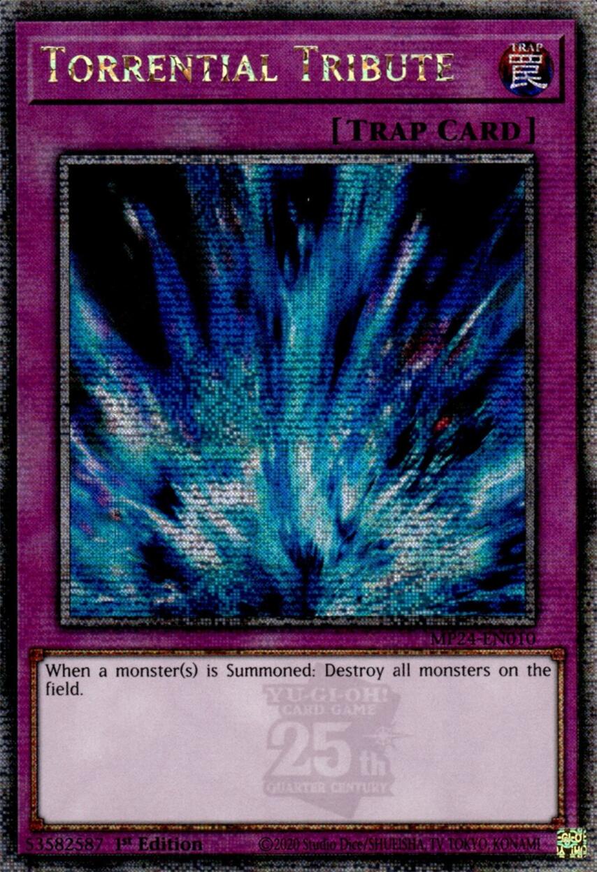 Torrential Tribute [MP24-EN010] Quarter Century Secret Rare | Card Merchant Takapuna