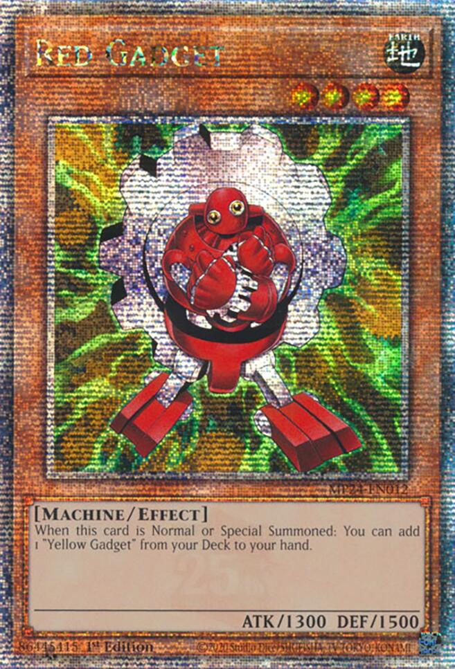 Red Gadget [MP24-EN012] Quarter Century Secret Rare | Card Merchant Takapuna