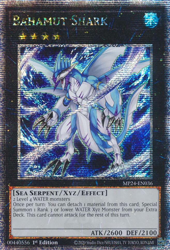 Bahamut Shark [MP24-EN036] Quarter Century Secret Rare | Card Merchant Takapuna